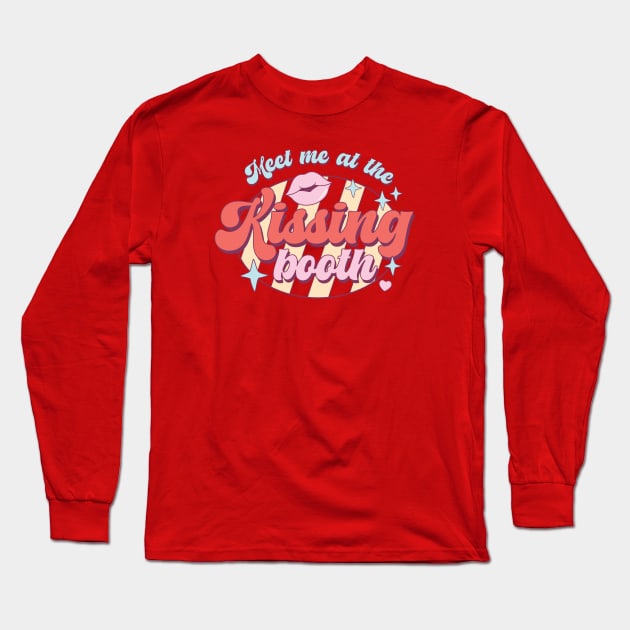 Meet Me At The Kissing Booth Long Sleeve T-Shirt by Pop Cult Store